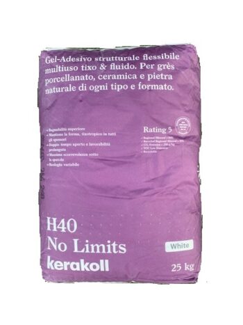 COLLANTE H40 NO LIMITS KG 25 KERAKOLL