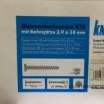 VITI CARTONGESSO 3,9X38 AUTOPERF. X LASTRA DIAMANT 1000 PZ